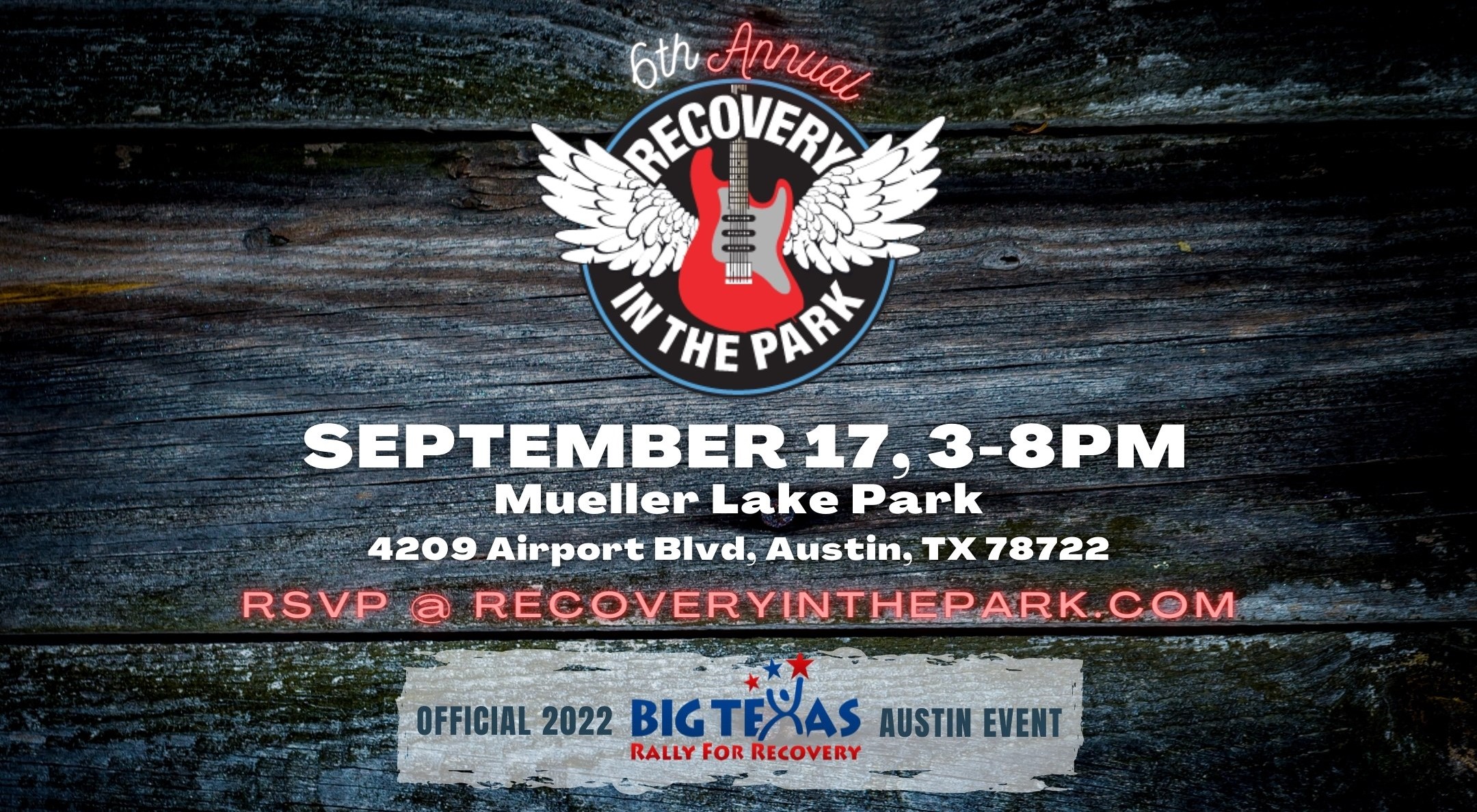Flyer for Recovery in the Park